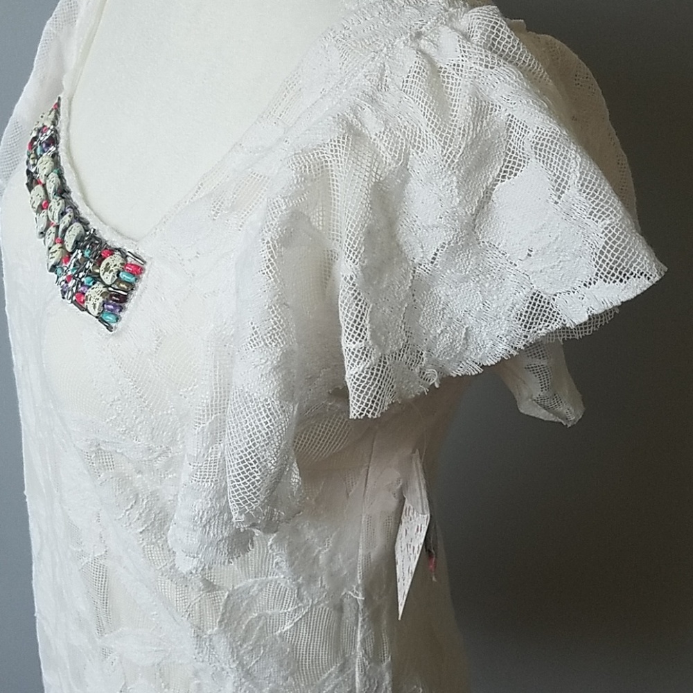 Free People Beaded Lace Tunic - Picture 5 of 7